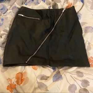 Kendal and Kylie Leather Skirt